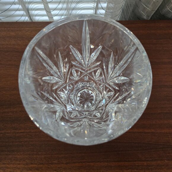 Cristal D'Arques France Tradition Vase, VTG Embossed Crystal Tall Vase 11.75" - Picture 4 of 13